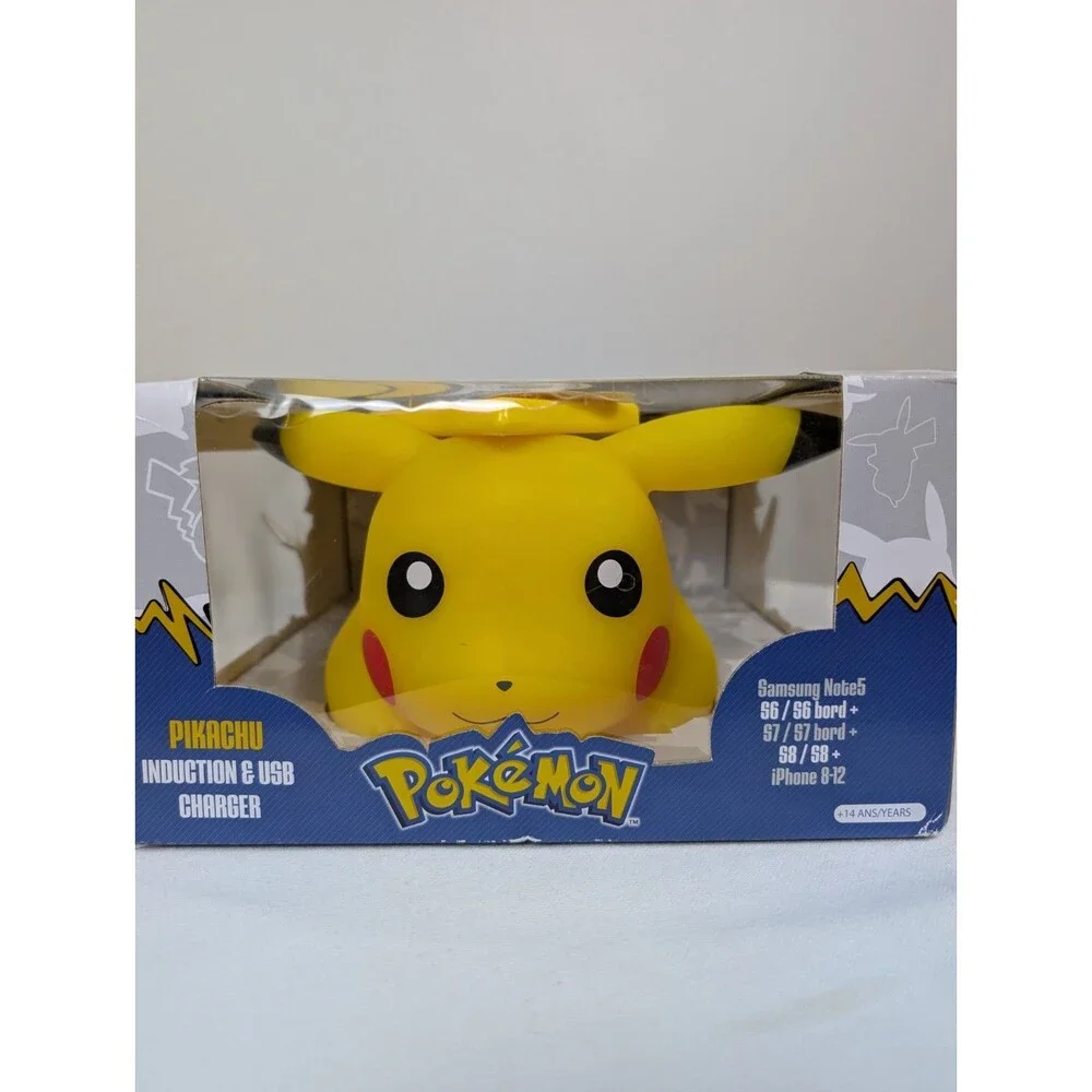 Teknofun Pokemon Pikachu Induction & USB Charger (for older phones only)
